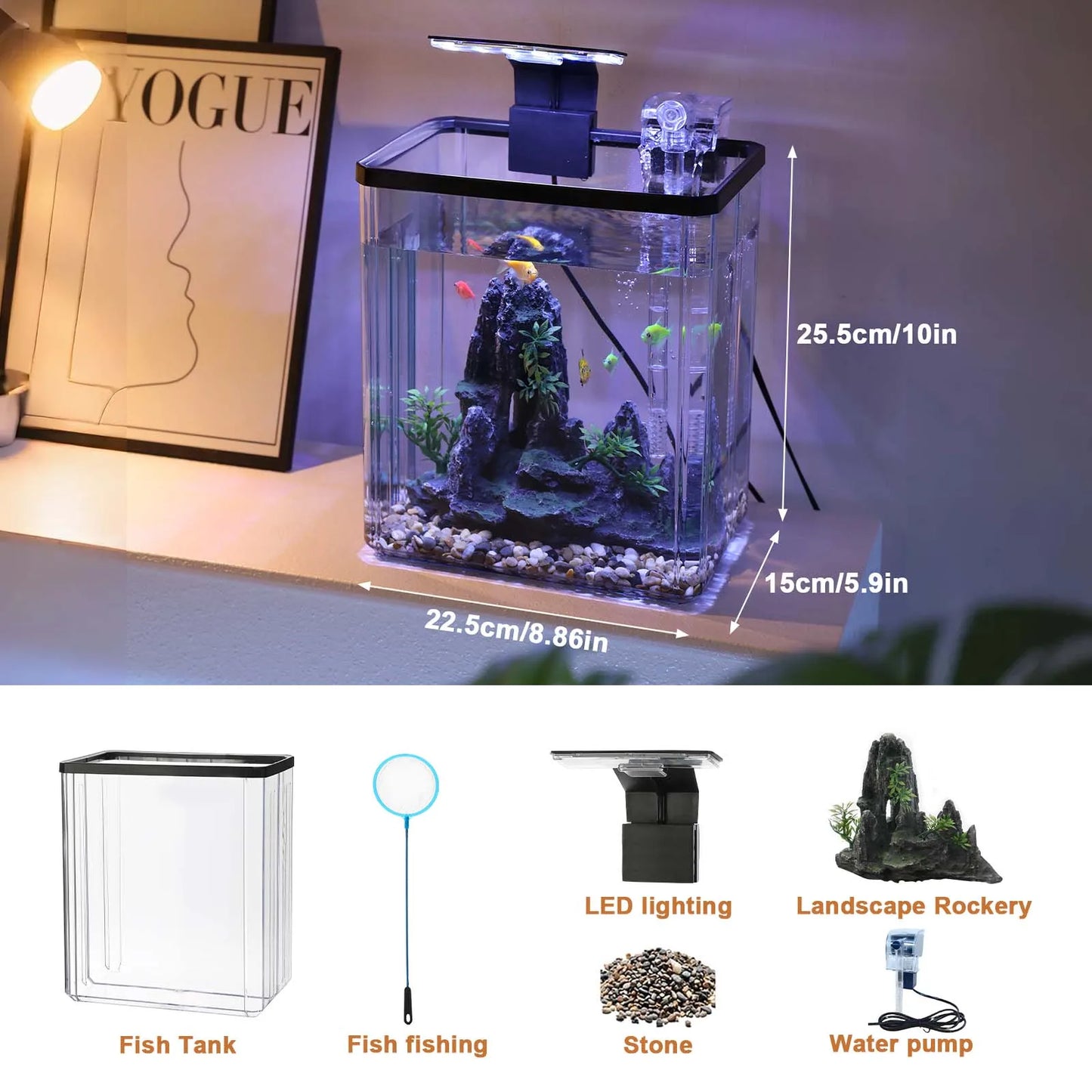 Mini Fish Tank Kit