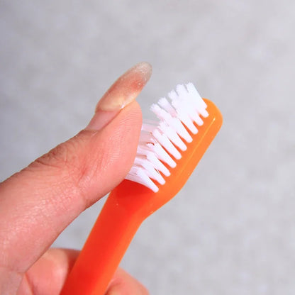 5pcs/set Long Handle Double-head Toothbrushes