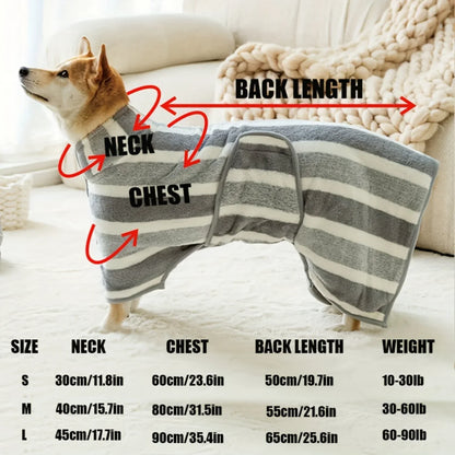 Bathrobe for a Dog