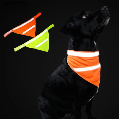 Bright Reflective Bandana for Dogs