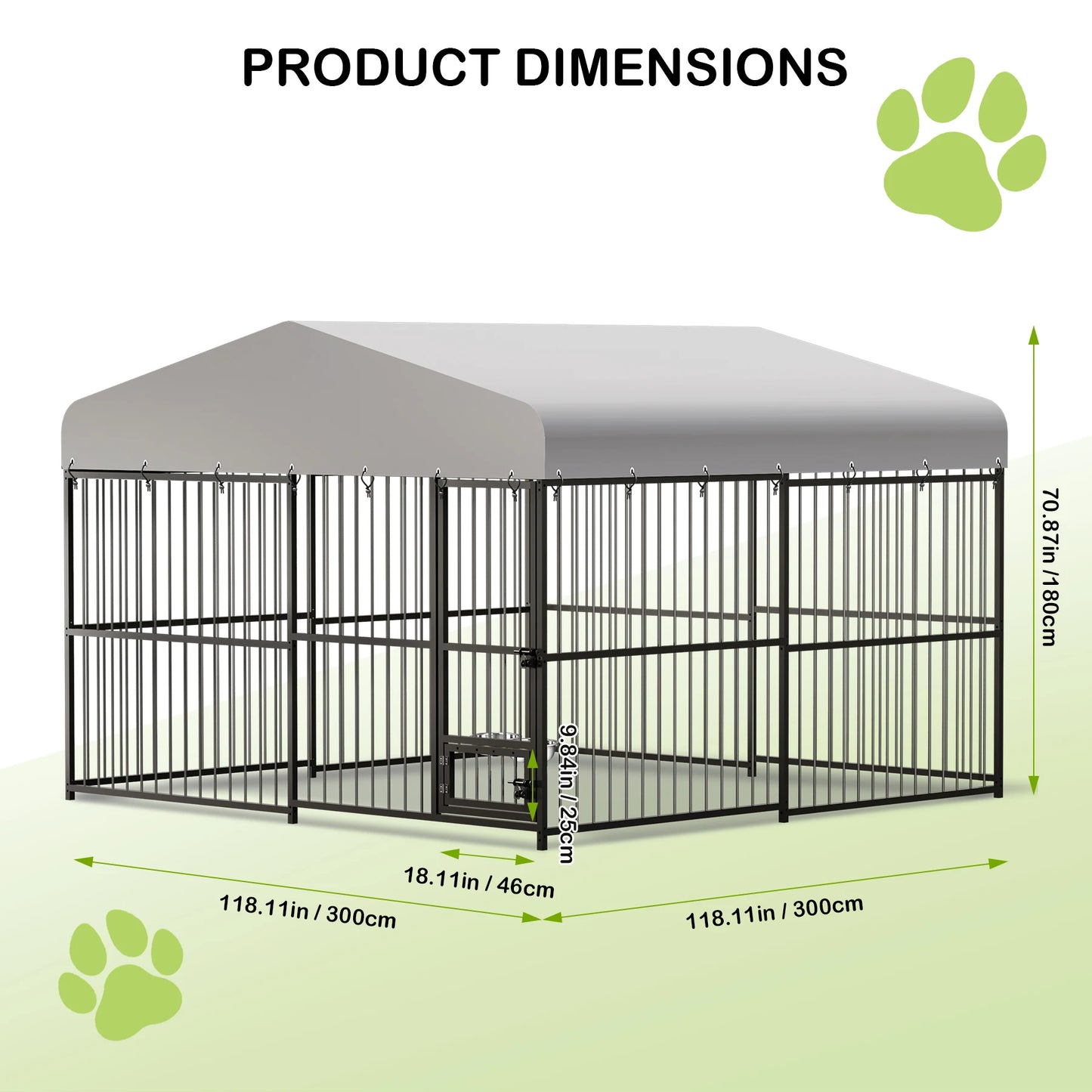 Large Outside Dog Kennel
