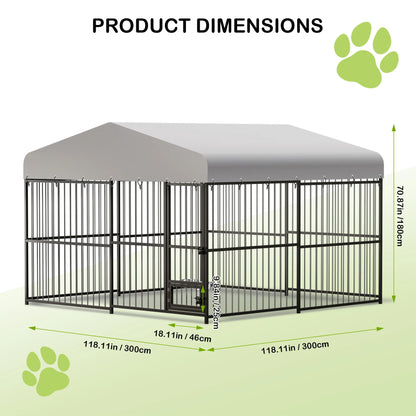 Large Outside Dog Kennel