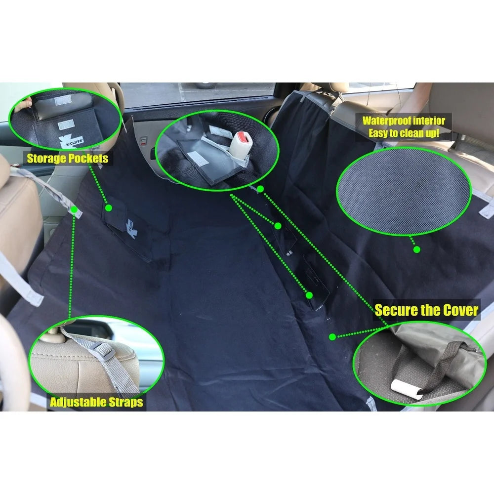 Pet Car Seat Cover Hammock Style