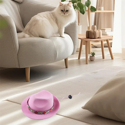 Retro Pet Cowboy Hat with Bandana