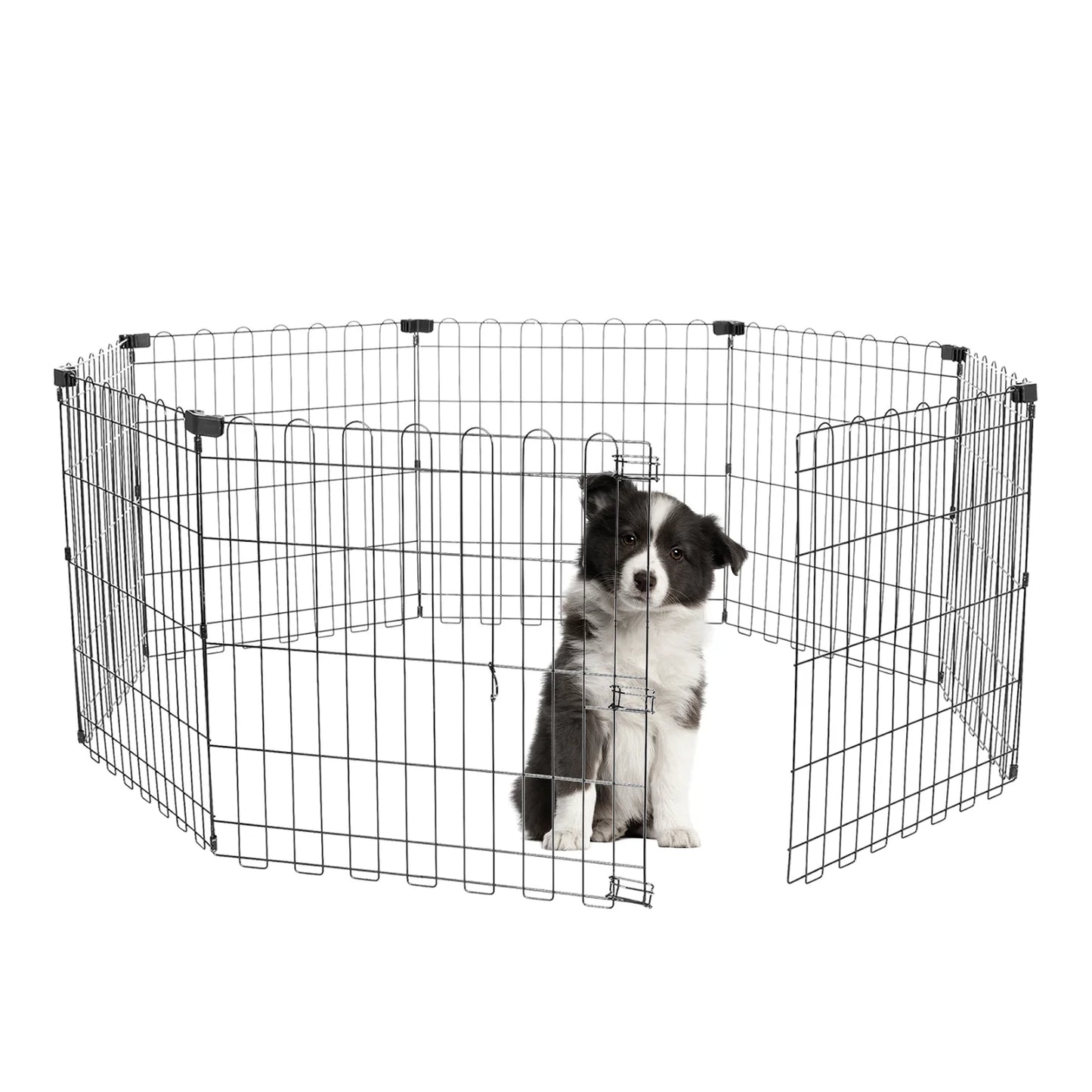 Foldable Metal Dog Playpen for Indoor/Outdoor
