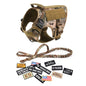 Military Style Large Dog Harness Collar