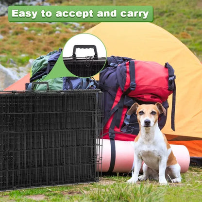 48 inch Foldable Metal Dog Crate