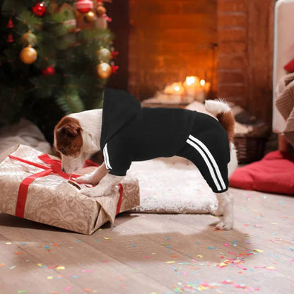 Black 4-Legged Dog Hoodie