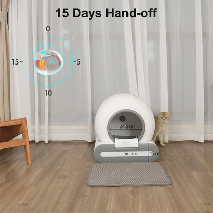 Automatic Cat Litter Box for Multiple-Cats