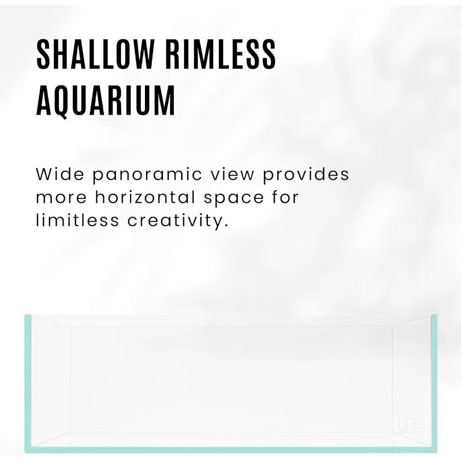 Ultra Clear Rimless Aquarium with Low Iron Glass