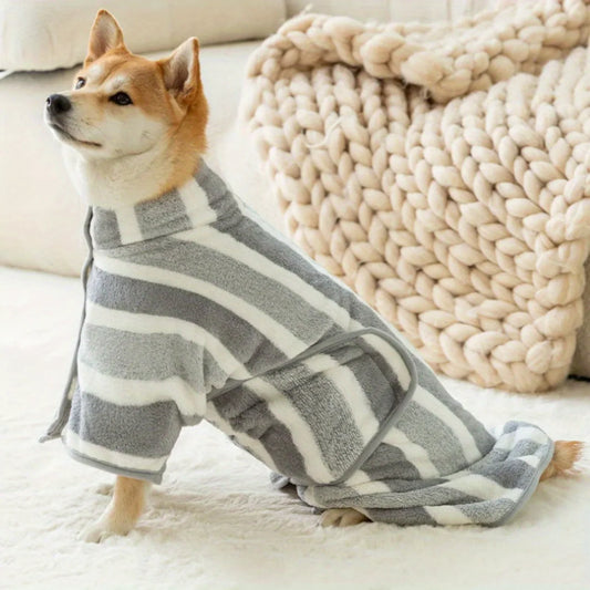 Bathrobe for a Dog