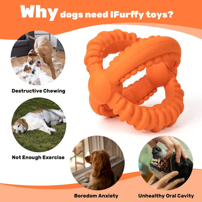 Detachable 2 Rings Dog Tug of War Toy