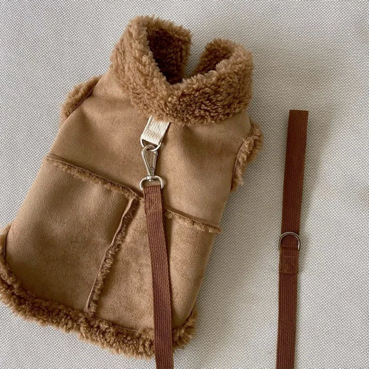 Classic Autumn /Winter Solid Color Dog Vest for Small & Medium Dogs