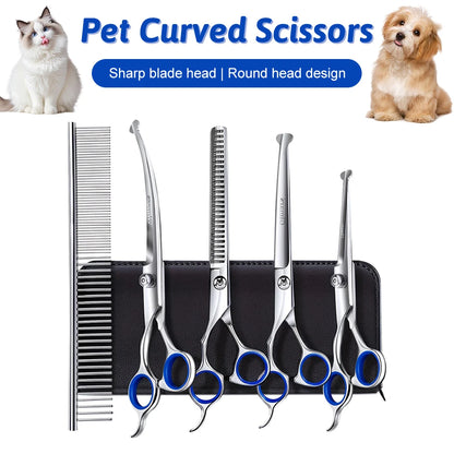 Professional 7 Inch Stainless Steel Pet Hair Shears