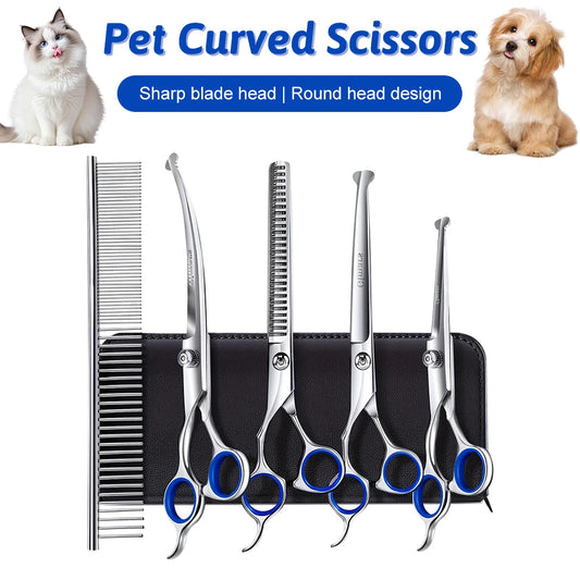 Professional 7 Inch Stainless Steel Pet Hair Shears
