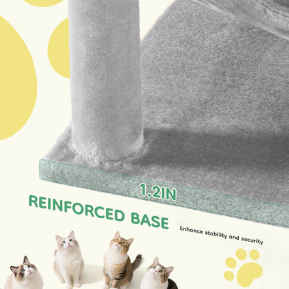 44in Tall Multi-Cat Climbing Cat Tree