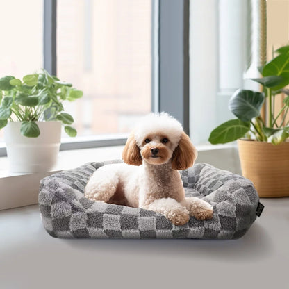 Ultra-Soft Elegant Jacquard Pet Bed