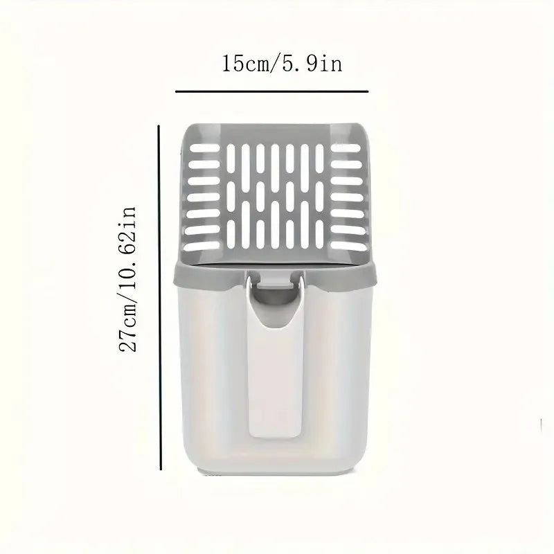 Cat Litter Scoop with Waste Bag Holder