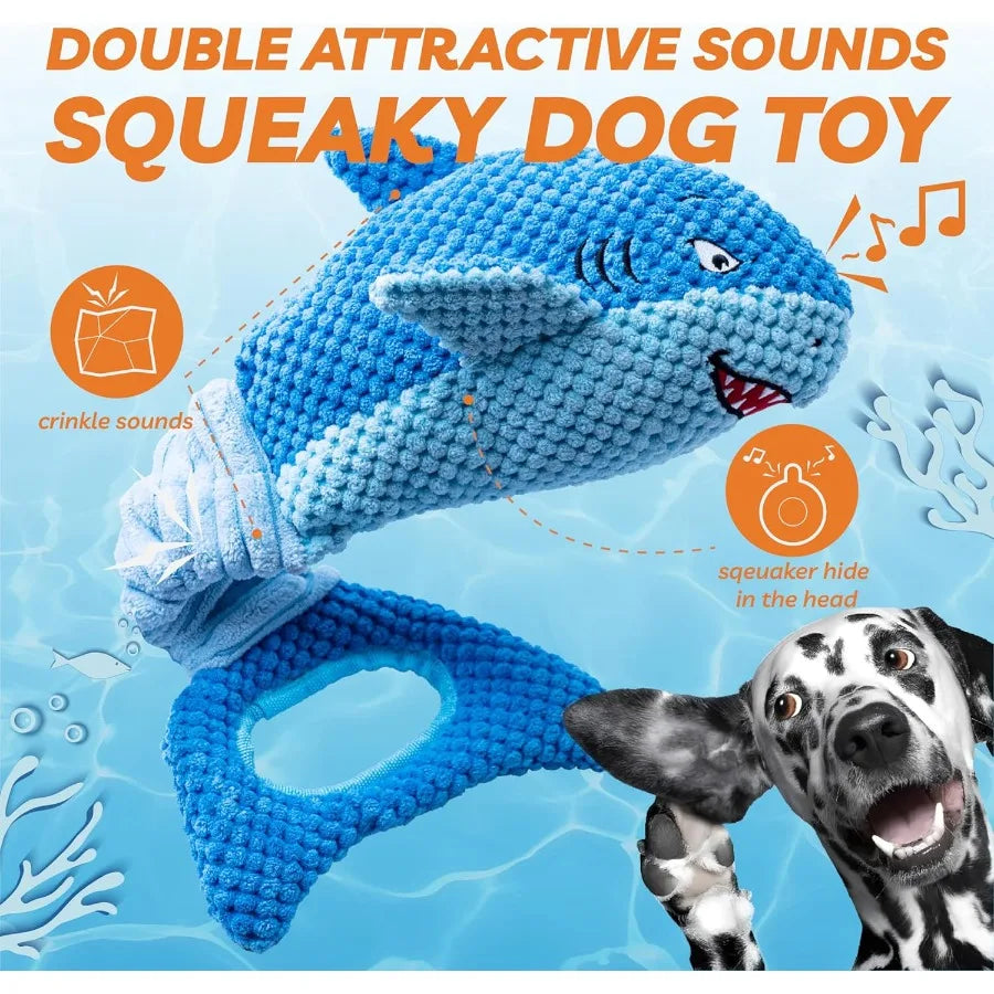 Squeaky Plush Toy for Large Dogs Aggressive Chewers