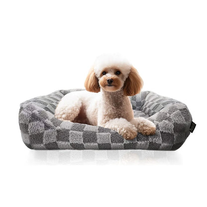 Ultra-Soft Elegant Jacquard Pet Bed