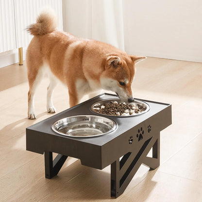 Elevated Stainless Steel Dog Bowl