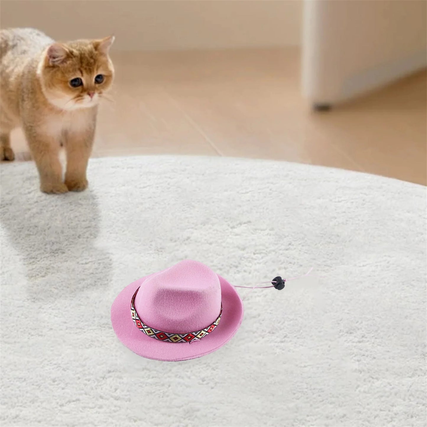 Retro Pet Cowboy Hat with Bandana