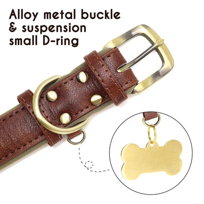 Personalized Leather Custom Dog Collar