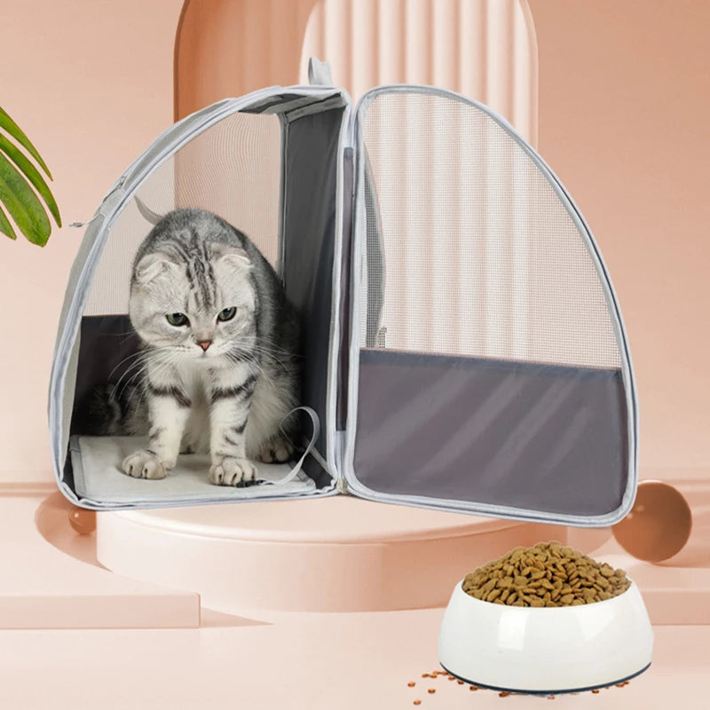 Outdoor Travel Backpack for Cats and Small Dogs