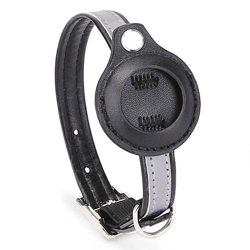 Leather Pet Collars For Apple Air-Tag