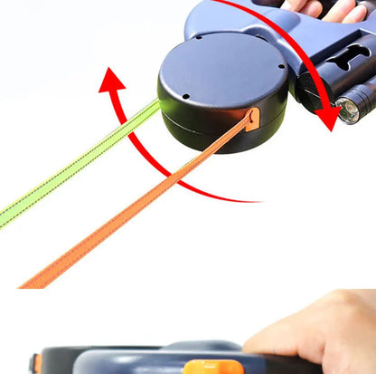 Double Head Automatic Dog Leash