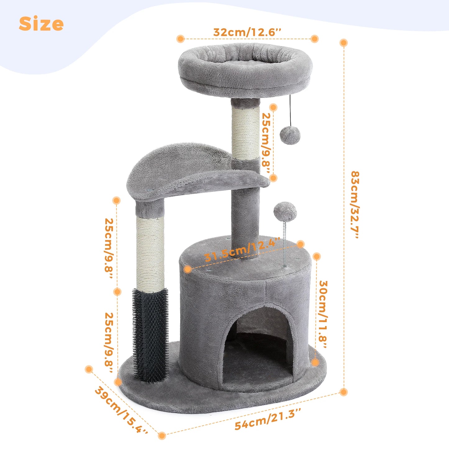 Multi-Level Tower Cat Tree House