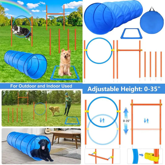 Dog Agility Course Backyard Set