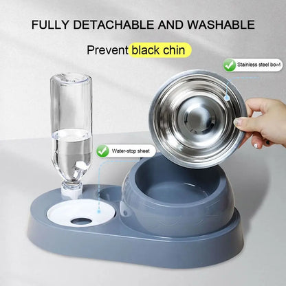 2-in-1 Automatic Cat Feeder