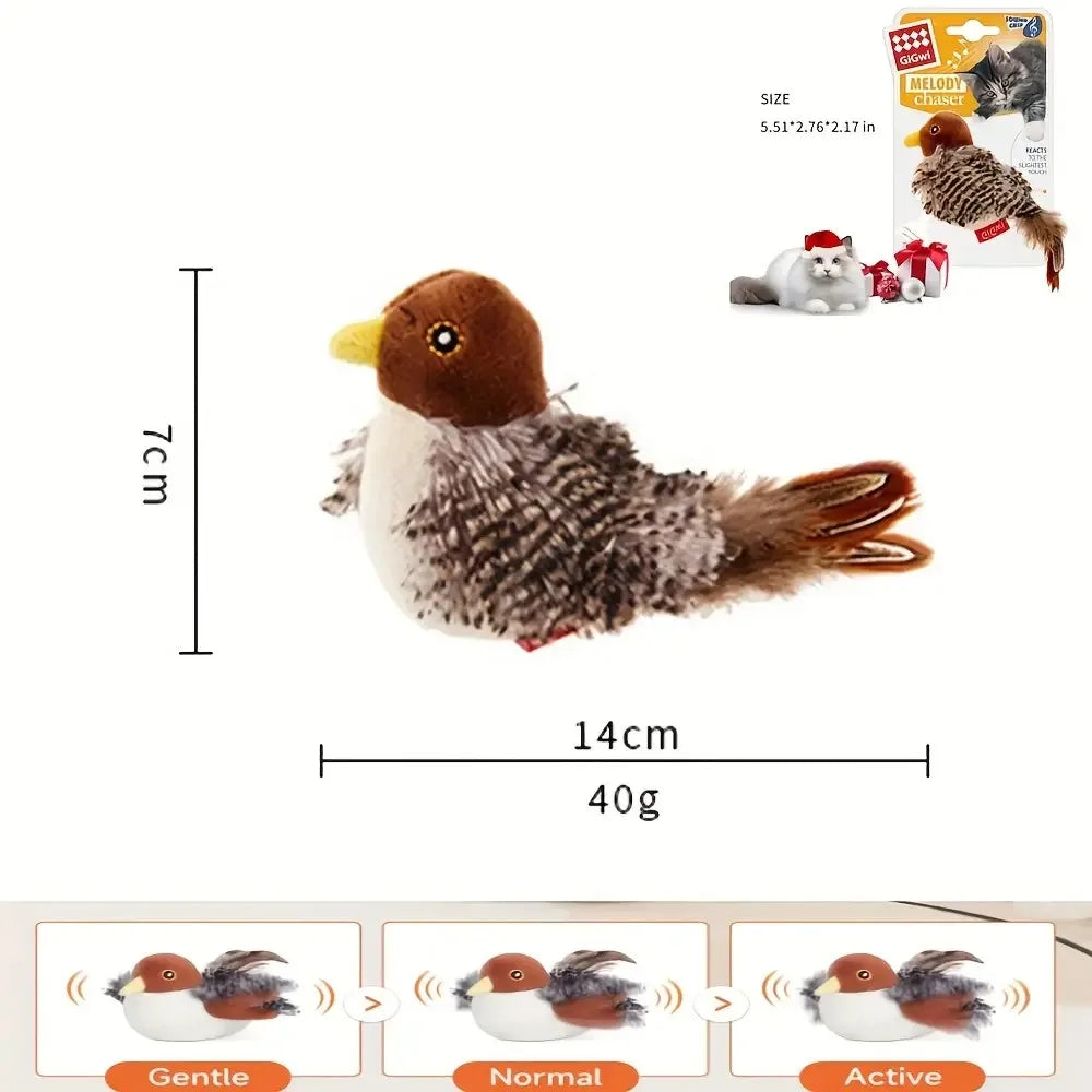 Interactive Touch-Activated Flapping Bird