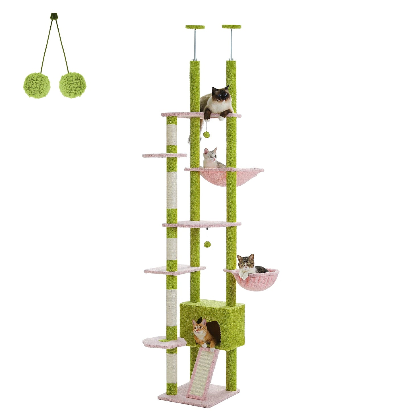 Adjustable Floor to Ceiling Cat Tree