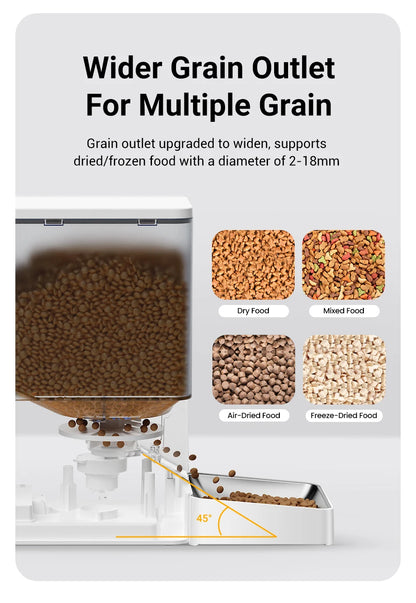 2 in 1 Automatic Pet Feeder Gravity Water Fountain
