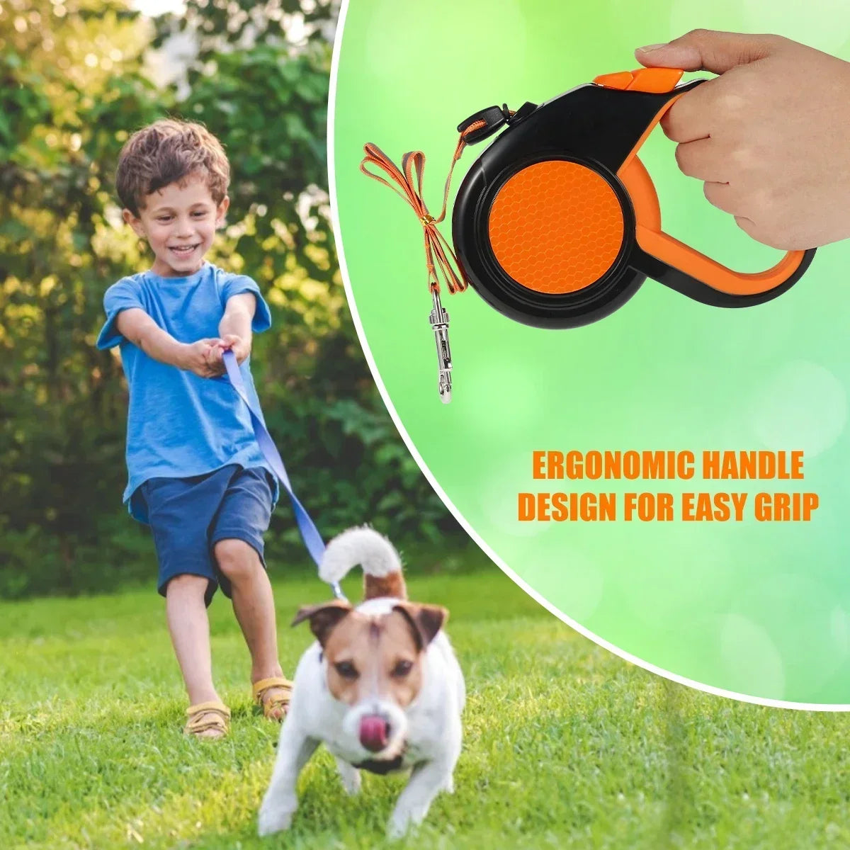Heavy Duty Retractable Walking Leash for Dogs