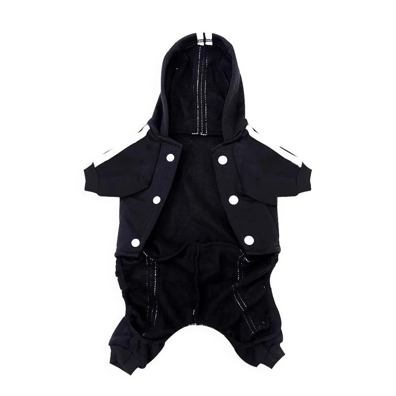 Black 4-Legged Dog Hoodie