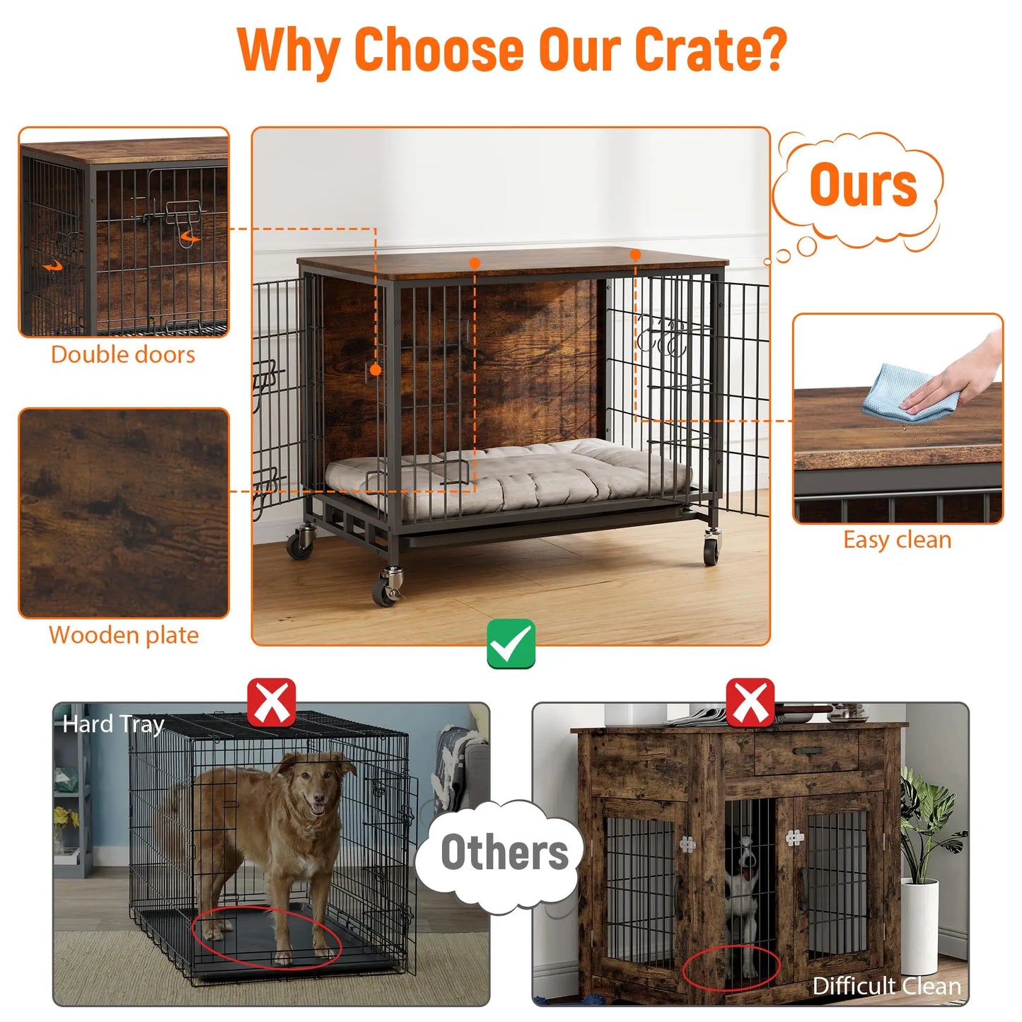 Heavy Duty Metal Dog Crate