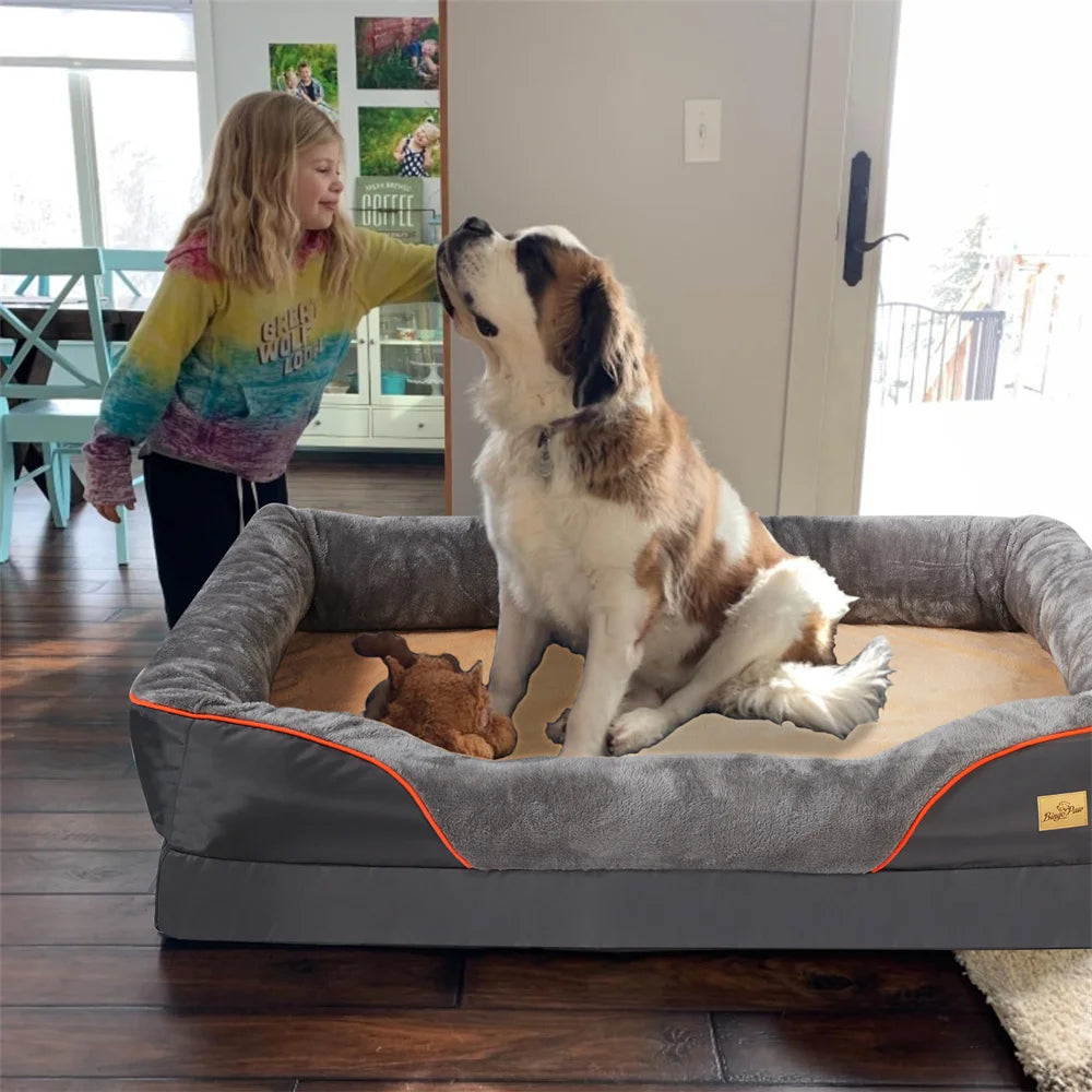 Orthopedic Pet Sofa Bed with Memory Foam