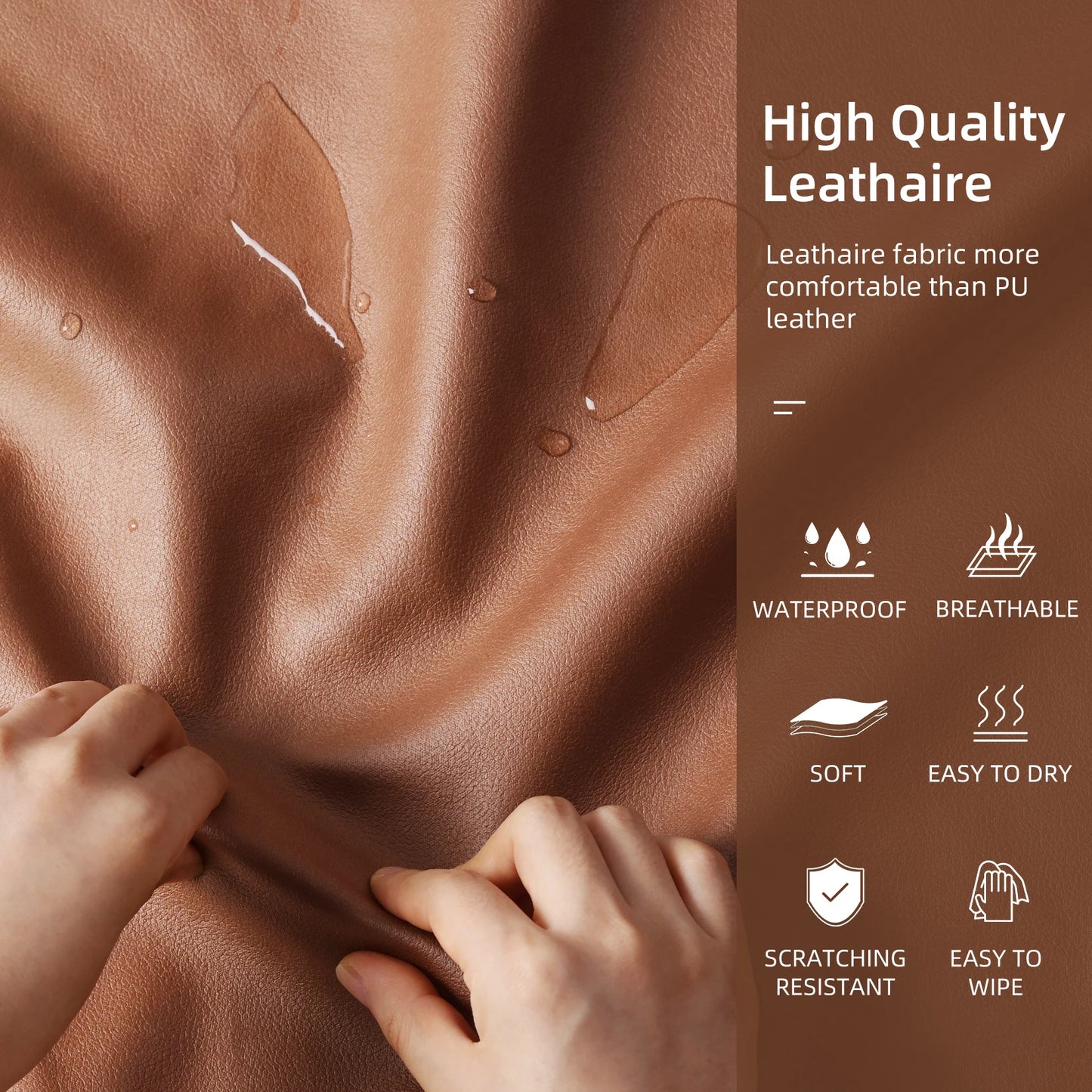 Large Elevated Leather Dog Bed