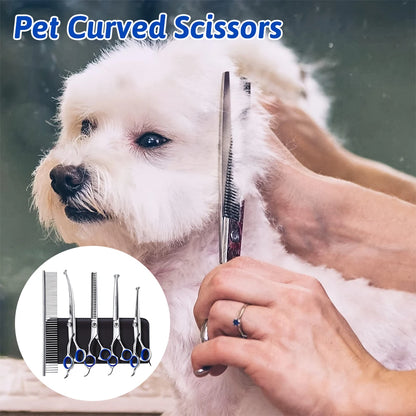 Professional 7 Inch Stainless Steel Pet Hair Shears