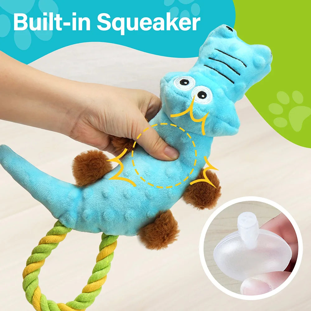 Alligator Tug of War Toys for Dogs