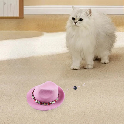 Retro Pet Cowboy Hat with Bandana