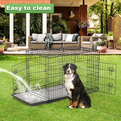 48 inch Foldable Metal Dog Crate