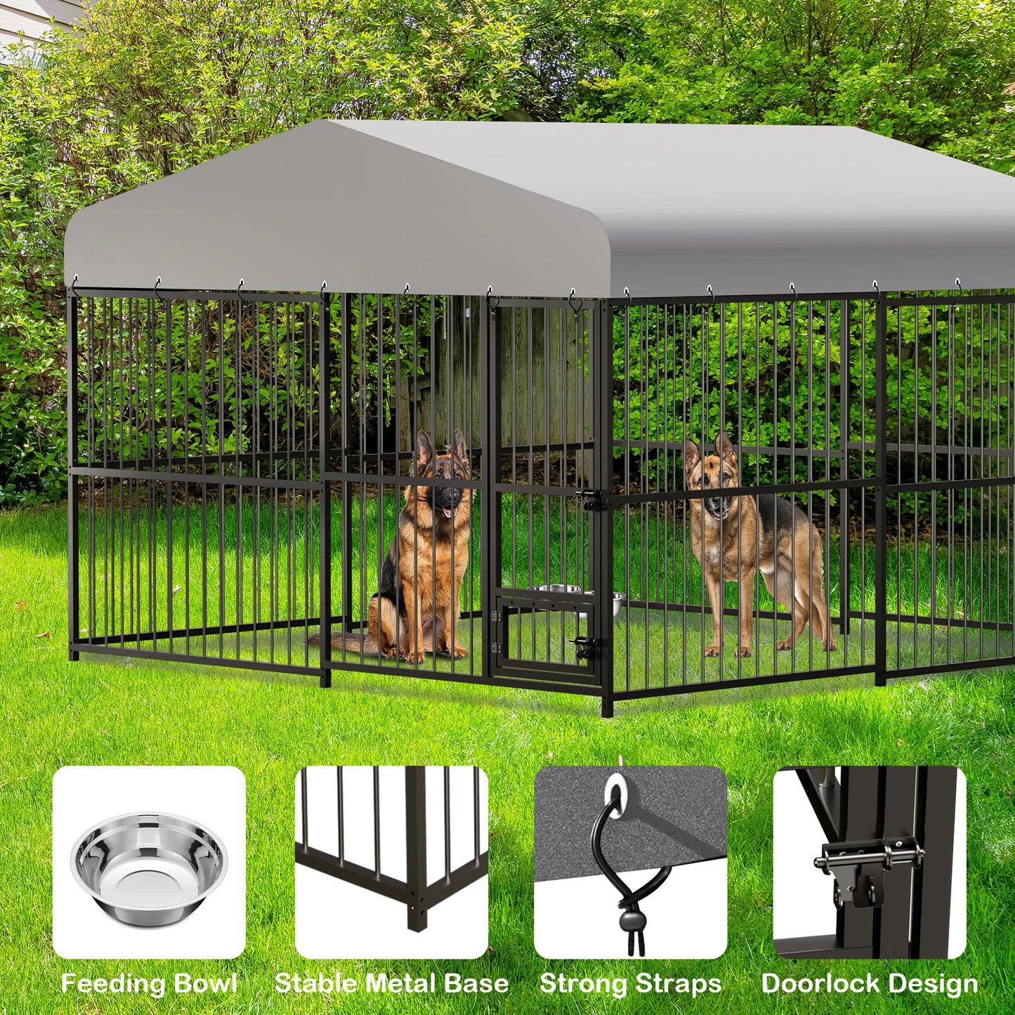 Large Outside Dog Kennel
