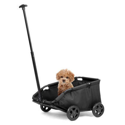 Lightweight Folding Dog Stroller with 4 Wheels