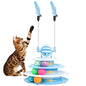 Cat Puzzle Toy with Balls and Teaser Wands