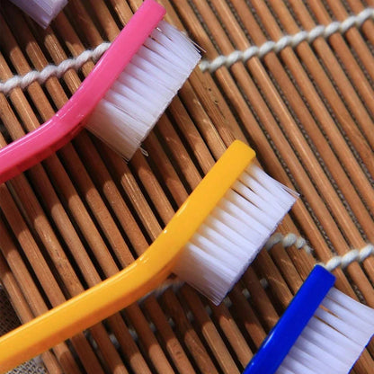 5pcs/set Long Handle Double-head Toothbrushes