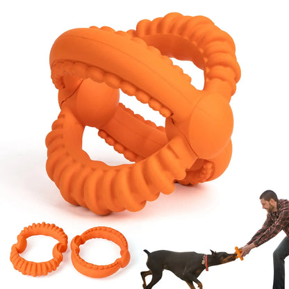 Detachable 2 Rings Dog Tug of War Toy